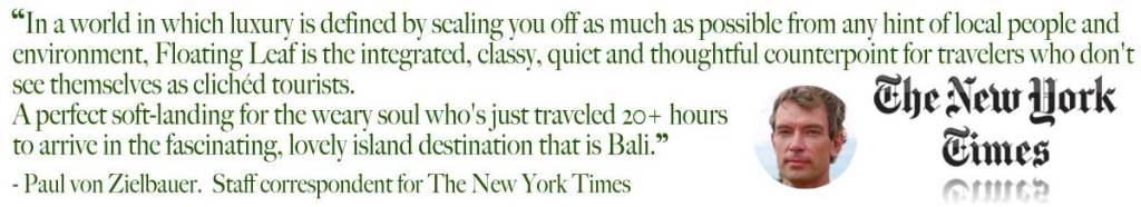 New York Times Best of Bali
