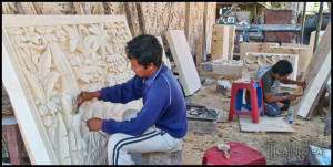 Bali art carving