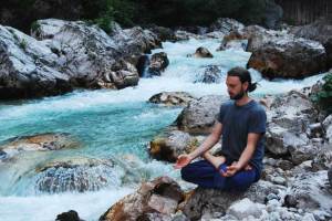 yoga teacher meditation