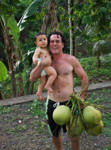 Mikaku and Bodhi love coconuts